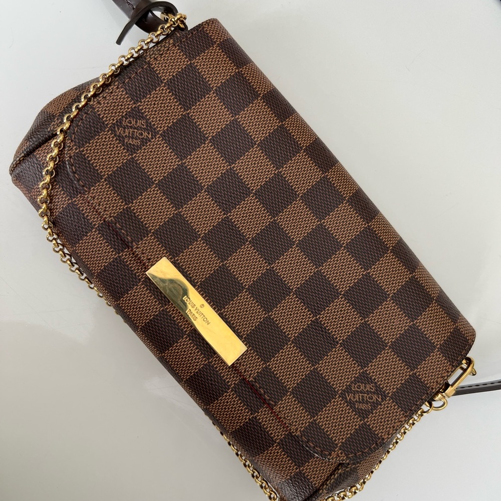 New Louis Vuitton Favorite PM in Damier Ebene